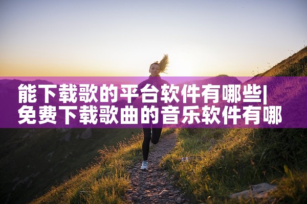 能下载歌的平台软件有哪些